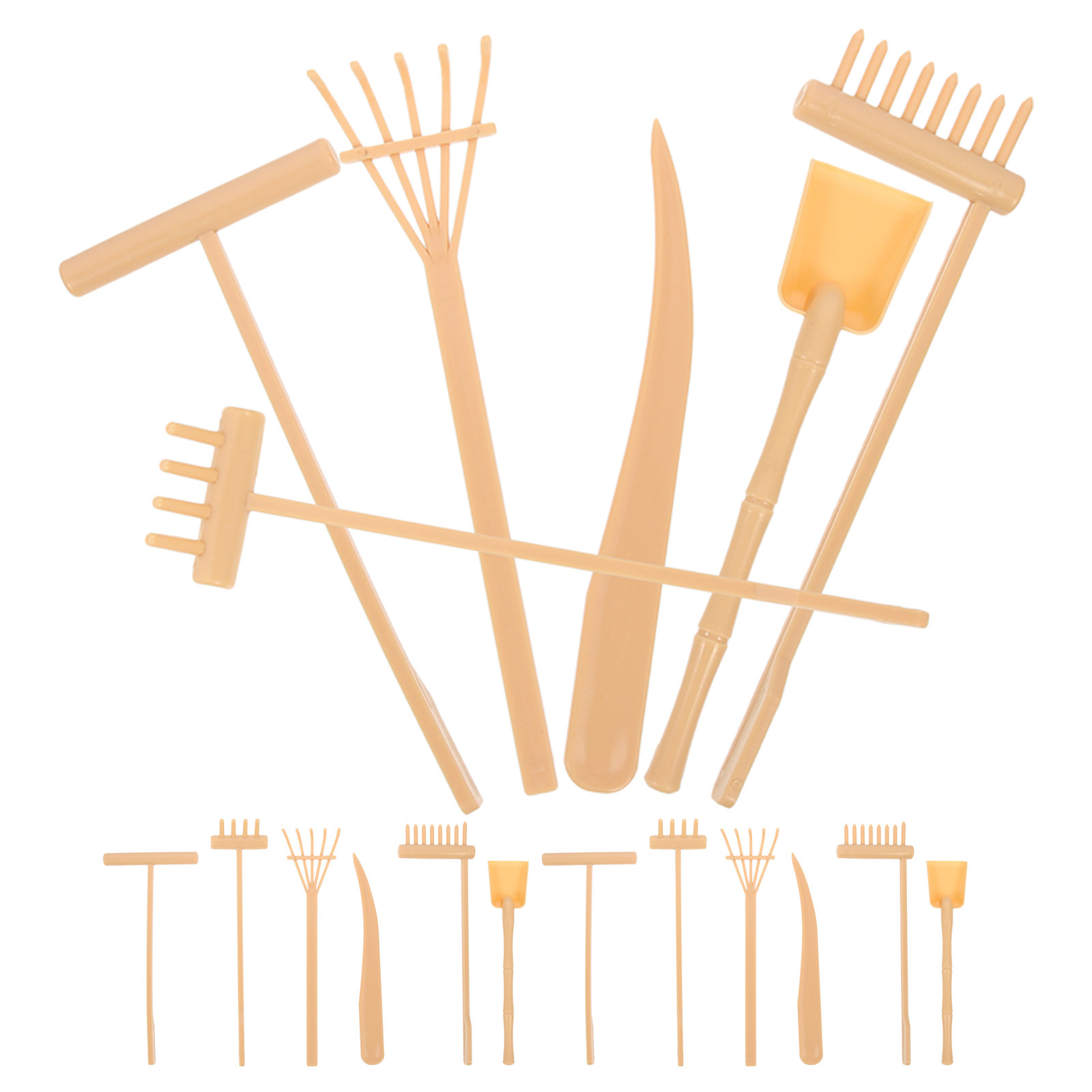 Zen Gardening Tools - 3Set Alat Miniatur Taman Pasir Zen,