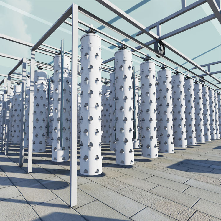 Hydroponic System - Menara Hidroponik Gantung Pintar Berputar, Sistem