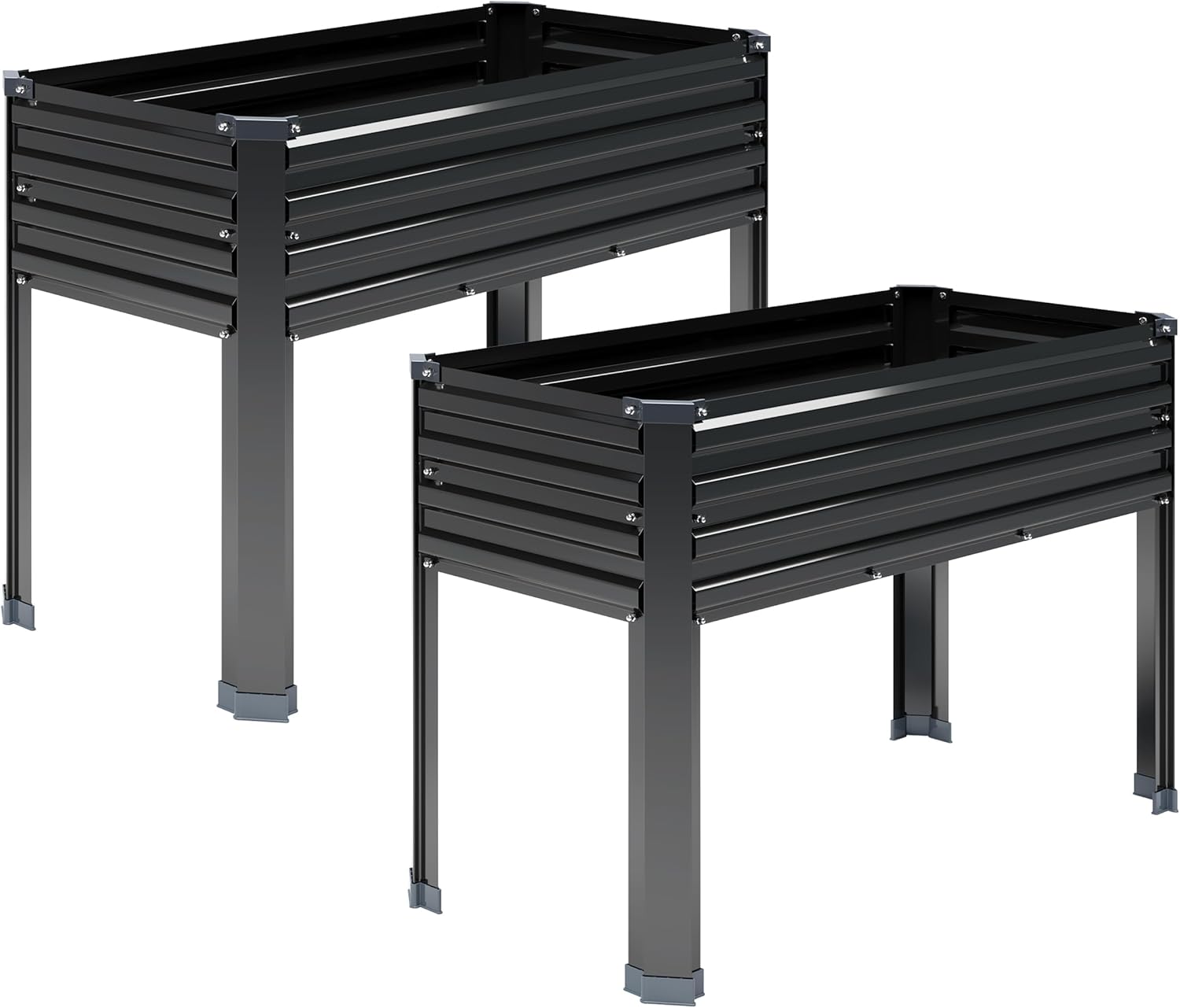 Raised Bed Planter Box - 2 Buah Kotak Tanam Terangkat Galvanis