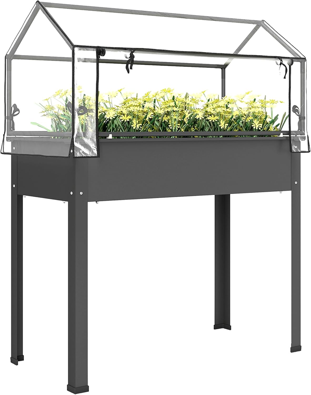 Raised Bed Planter Box - Tempat Tanam Terangkat dengan Penutup Rumah