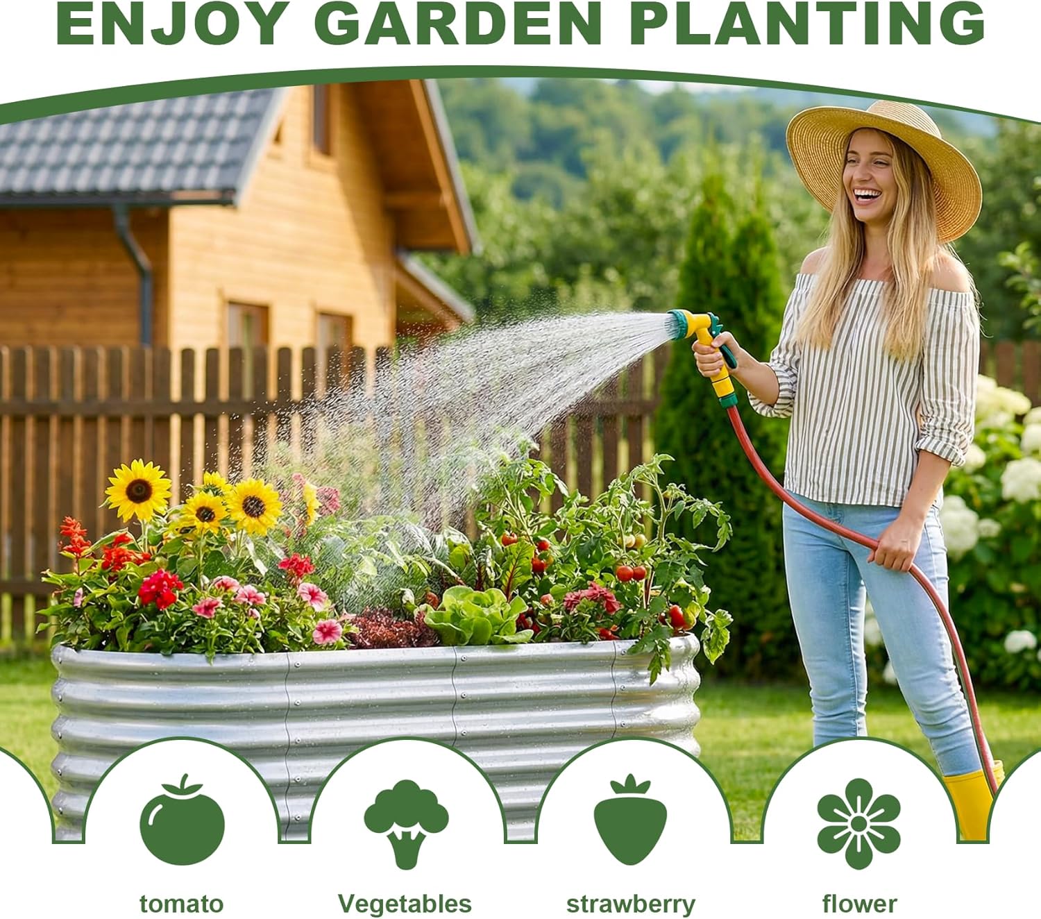 2 Paket Kotak Tanam Galvanis 4 - Raised Bed Planter Box ulasan dan harga