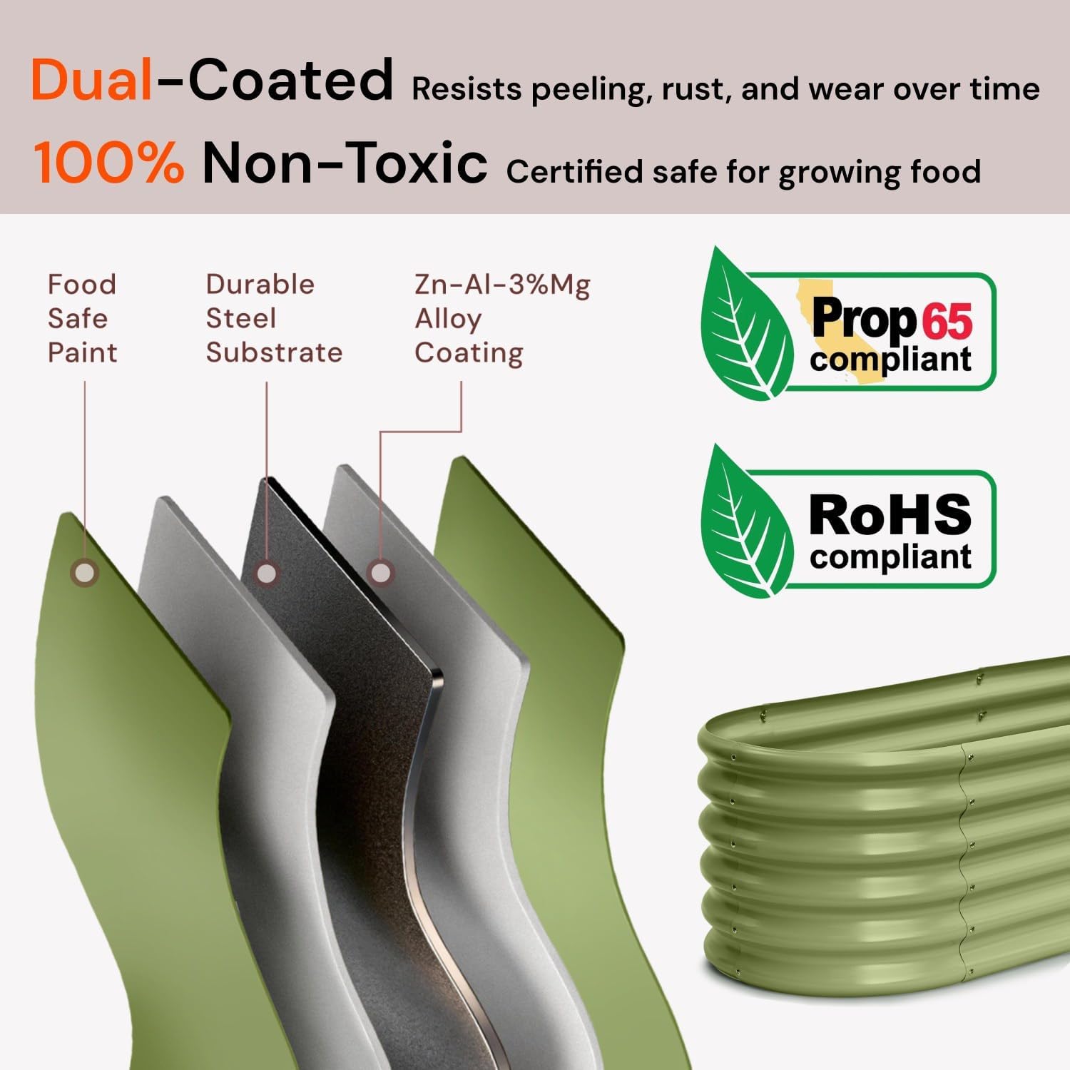 Kotak Tanam Terangkat Galvanis - Raised Bed Planter Box ulasan dan harga