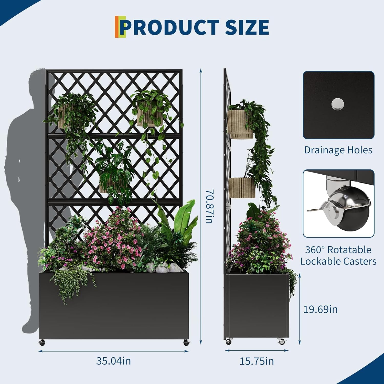 Kotak Tanam Baja Galvanis deng - Raised Bed Planter Box ulasan dan harga