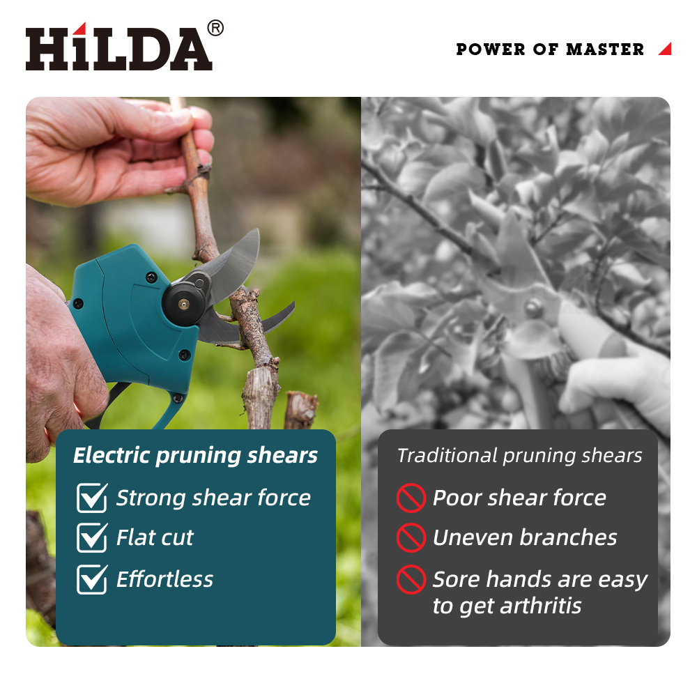HILDA 18V Gunting Pemangkas Li - Gardening Tools Combo ulasan dan harga