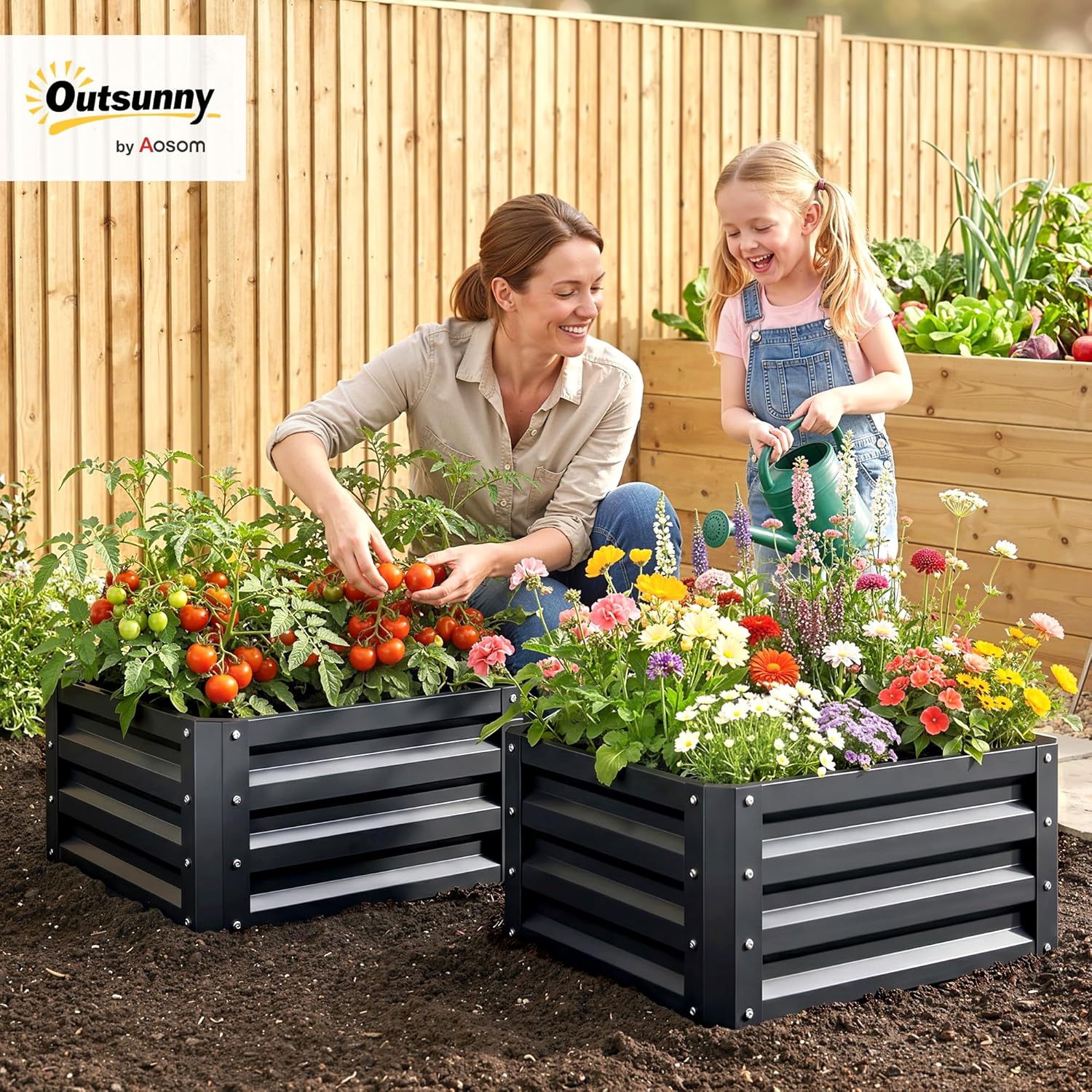 2 Buah Kotak Tanam Galvanis, 2 - Raised Bed Planter Box ulasan dan harga