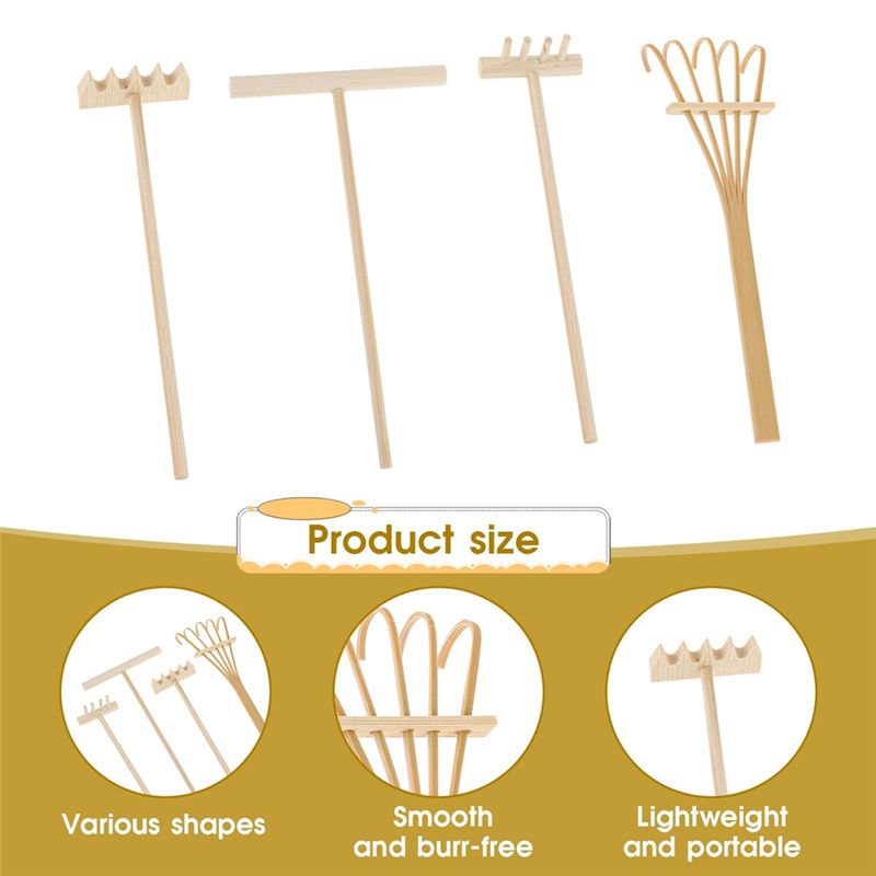 AEE4-Zen Garden Rake Tool Set  - Zen Gardening Tools ulasan dan harga