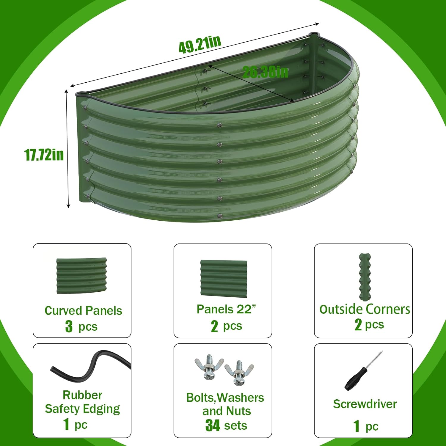 Kotak Tanam Terangkat Galvanis - Raised Bed Planter Box ulasan dan harga