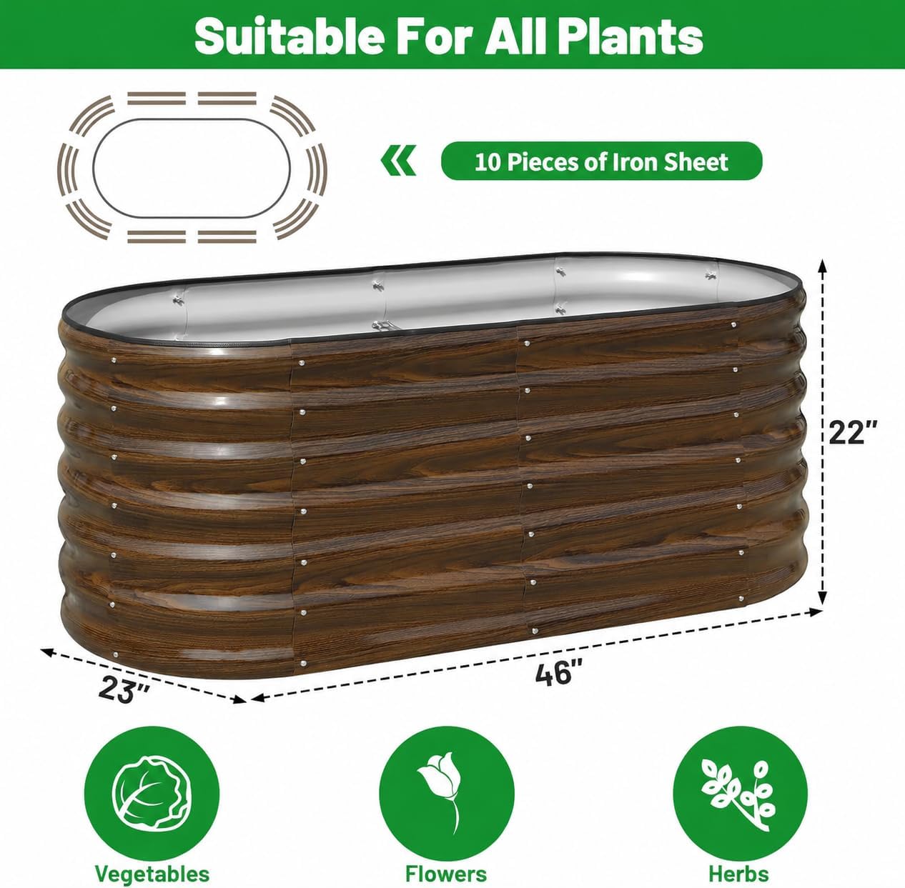 Kit Tempat Tanam Terangkat dar - Raised Bed Planter Box ulasan dan harga
