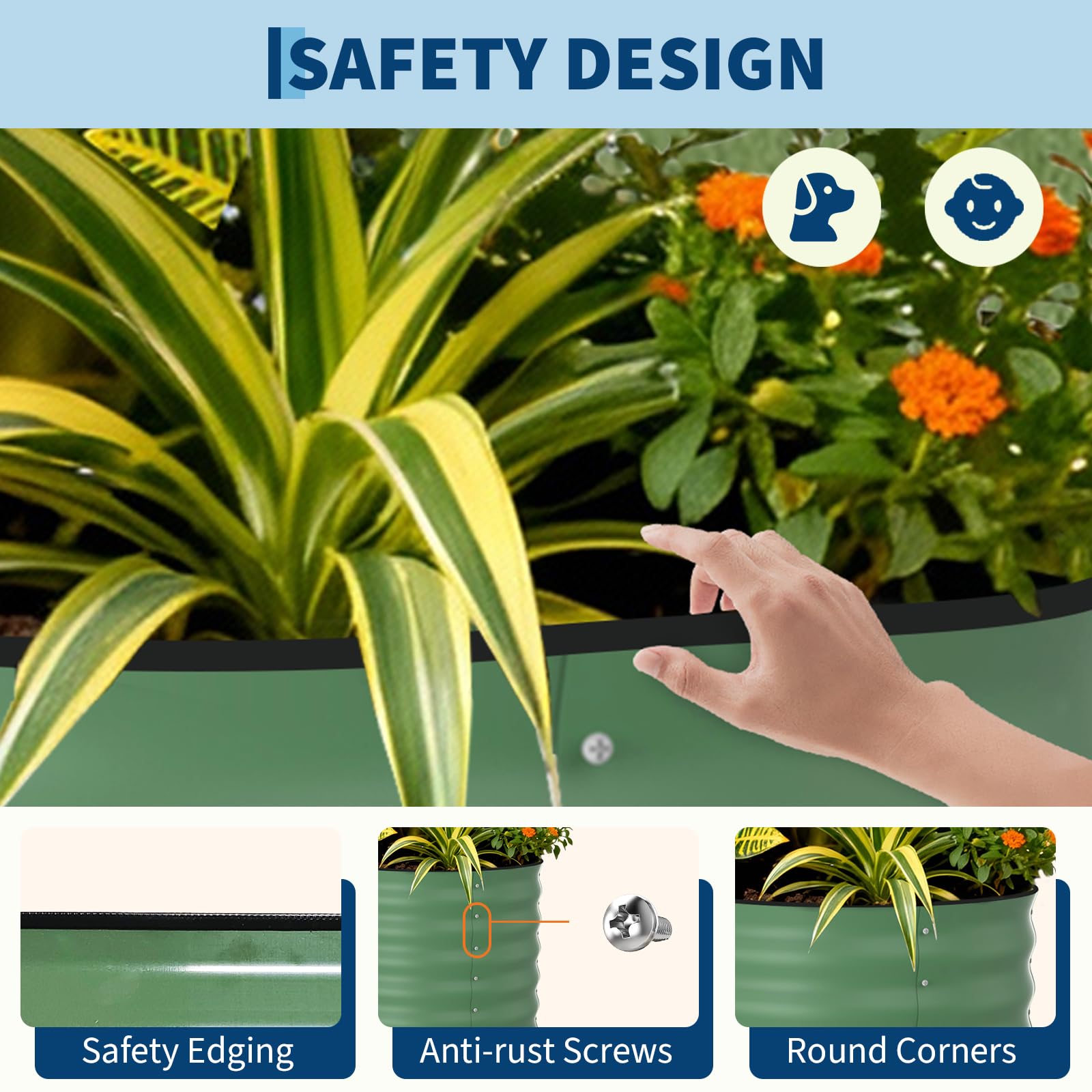 Kotak Tanam Terangkat Galvanis - Raised Bed Planter Box ulasan dan harga