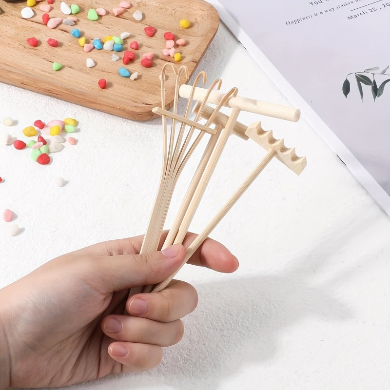 2026New 6 Buah Set Garpu Taman - Zen Gardening Tools ulasan dan harga