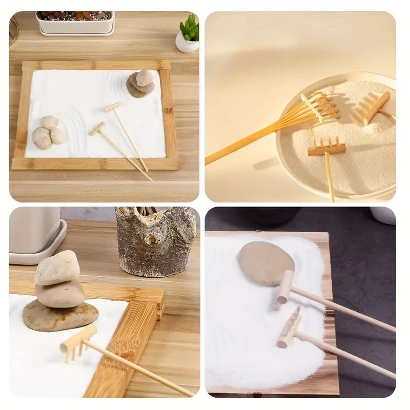 2026New 6 Buah Set Garpu Taman - Zen Gardening Tools ulasan dan harga