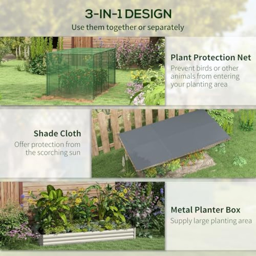 Kotak Tanam Logam Galvanis 7,3 - Raised Bed Planter Box ulasan dan harga