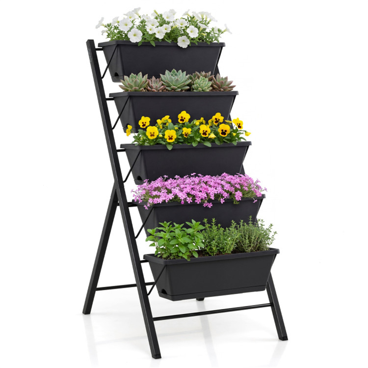 Rak Tanaman Vertikal 5 Tingkat - Raised Bed Planter Box ulasan dan harga
