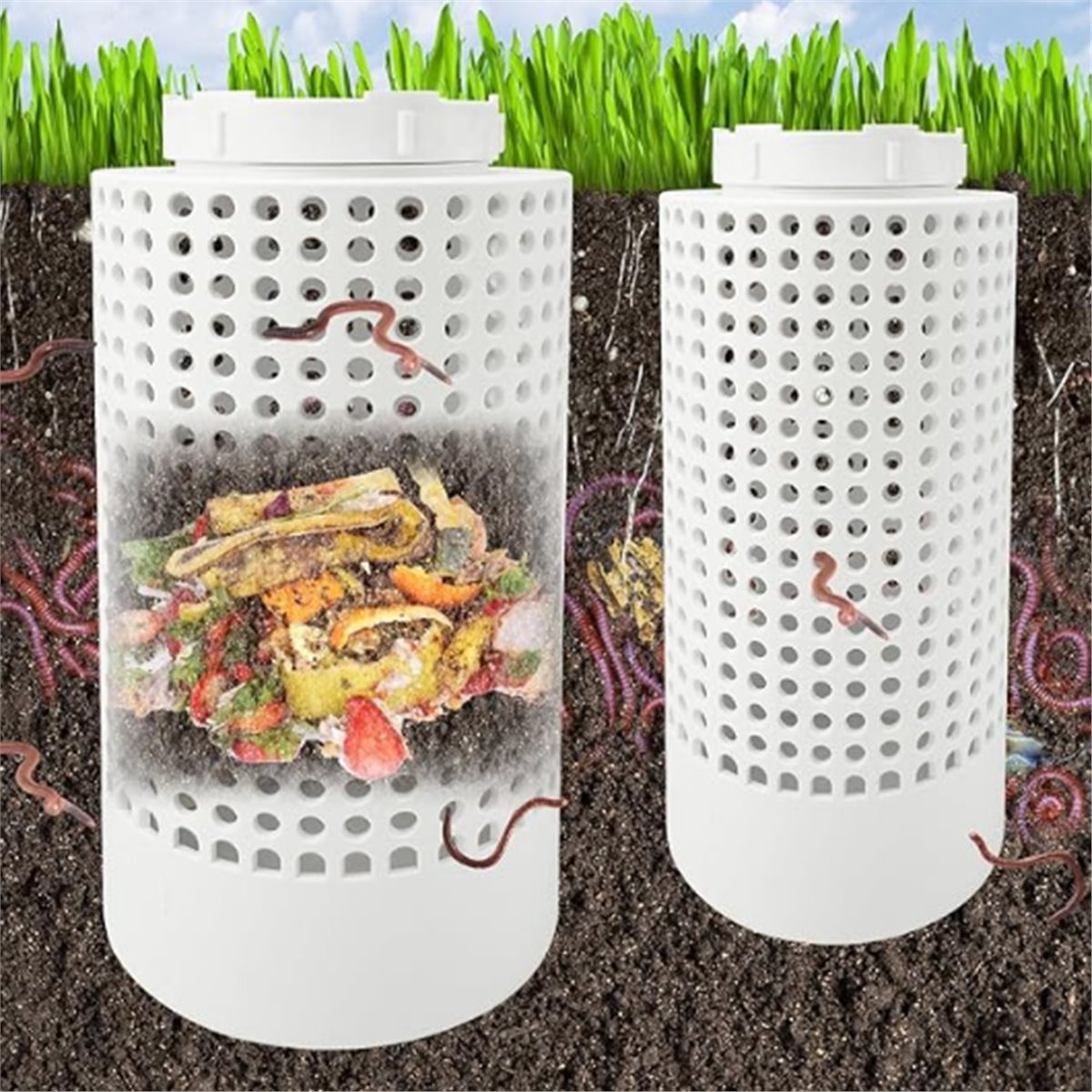 Penawaran Spesial-2 PCS Kompos - Gardening Tools Deals ulasan dan harga