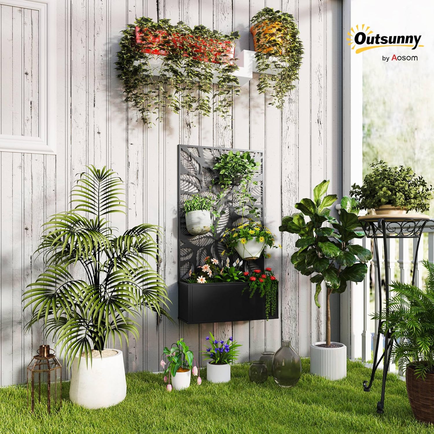 Pot Tanaman Logam dengan Teral - Raised Bed Planter Box ulasan dan harga