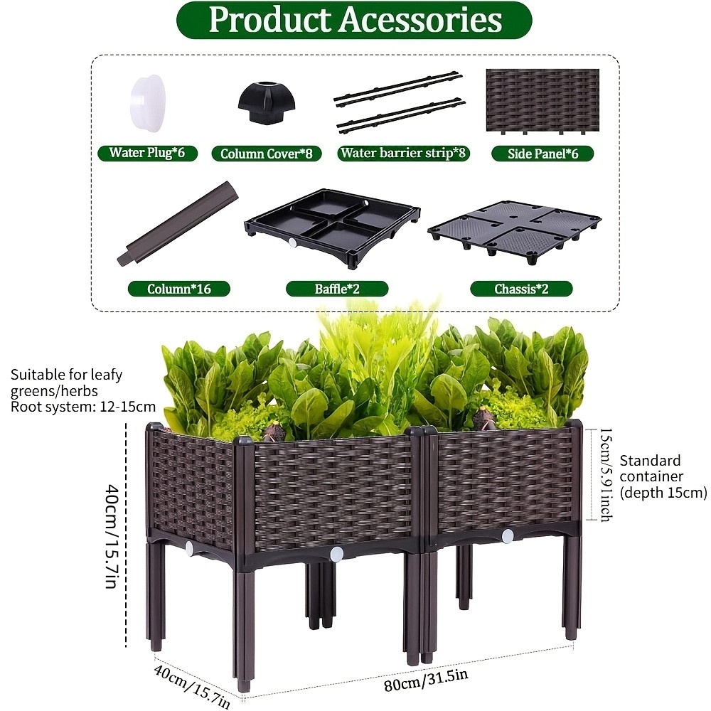 Kotak Tanam Terangkat, Wadah T - Raised Bed Planter Box ulasan dan harga